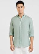 Tarocash Robbie Pure Linen Shirt White L
