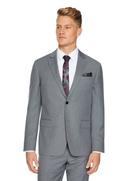 Tarocash Stealth Skinny Suit Jacket Silver 34