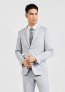 Tarocash Stealth Skinny Suit Jacket Silver 34