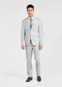 Tarocash Stealth Skinny Suit Jacket Silver 44