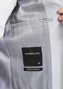 Tarocash Stealth Skinny Suit Jacket Silver 44
