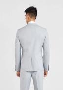 Tarocash Stealth Skinny Suit Jacket Silver 44