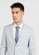 Tarocash Stealth Skinny Suit Jacket Silver 44