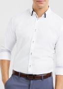 Tarocash Tiago Textured Shirt White XXL