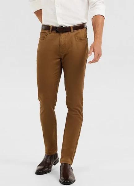 Tarocash Ultimate Slim Chino Brown 32