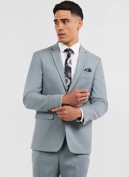 Tarocash zade Skinny Suit Jacket Mid Green 42