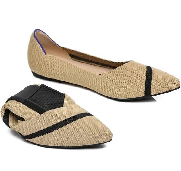 TARRAMARRA Women Ballerina Flats Tania, Beige Black / 35