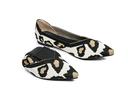 TARRAMARRA Women Ballerina Flats Tania, Leopard Yellow White / 35