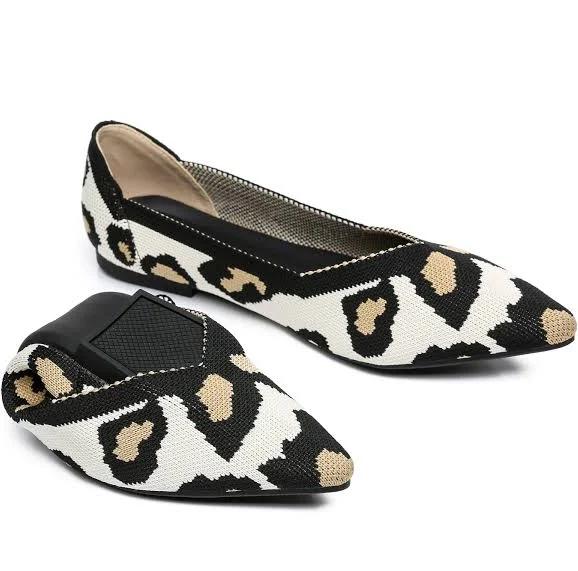TARRAMARRA Women Ballerina Flats Tania, Leopard Yellow White / 35