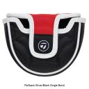 TaylorMade Golf Spider GT Rollback Silver/Black Single Bend Putter