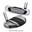 TaylorMade Golf Spider GT Rollback Silver/Black Single Bend Putter