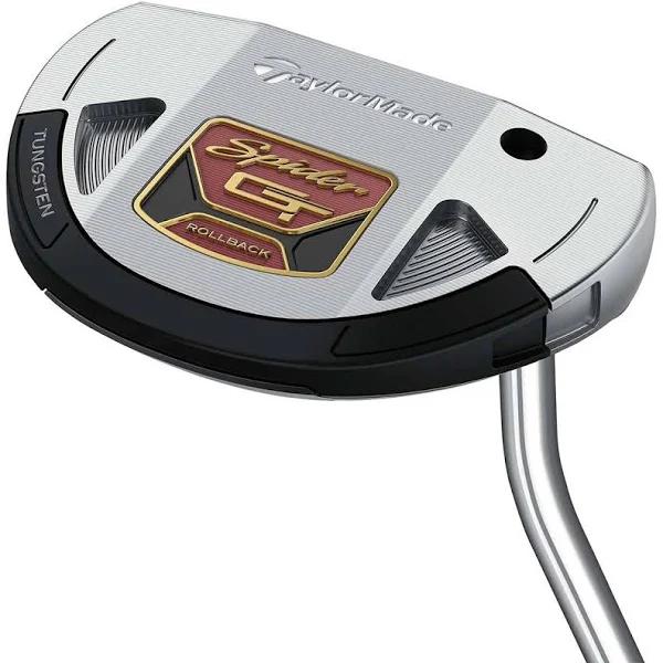 TaylorMade Golf Spider GT Rollback Silver/Black Single Bend Putter