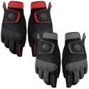 TaylorMade Rain Control Golf Gloves (Black/Gray), Medium