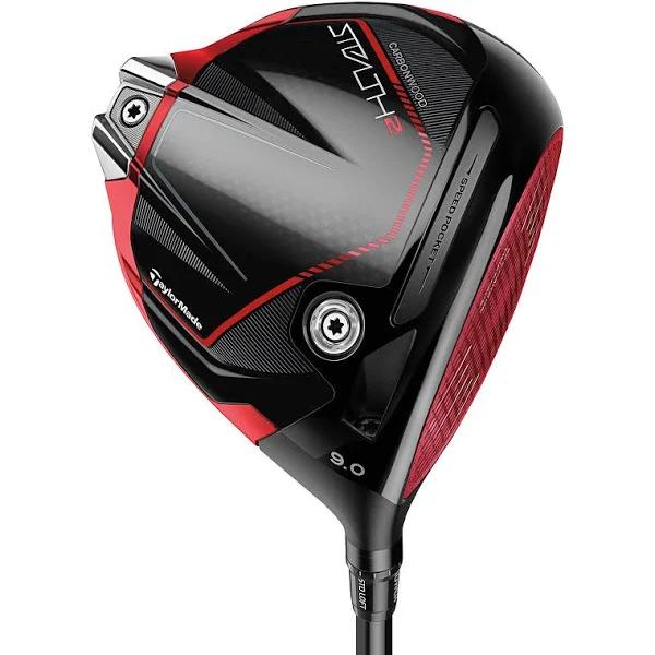 Taylormade Stealth 2 Golf Driver Left Handed - 9* Fujikura Ventus TR Red Stiff