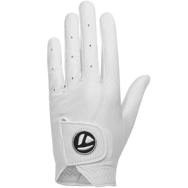 TaylorMade TP Leather Golf Glove, Size Extra Lge, White
