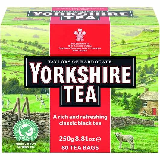 Taylors of Harrogate Yorkshire Red 80 Teabags Pack of 5