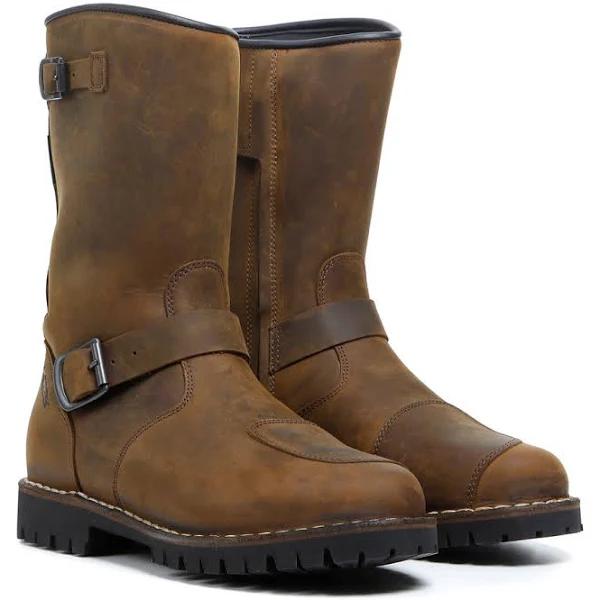 TCX Brown Fuel Waterproof Motorcycle Boots