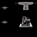 Tensor Alloys Raw Finish Skateboard Trucks in 6.0