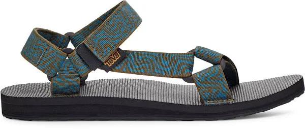 Teva - Men's Original Universal Layered Rock Dark Olive/Blue Coral / 9