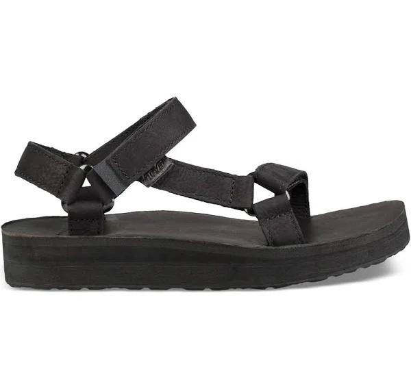 Teva Midform Universal Leather 6 Women's Black