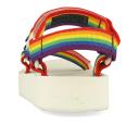 Teva Midform Universal Rainbow Womens White Sandals UK 4