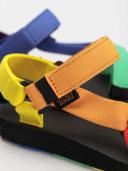 Teva Women's Original Universal Pride Rainbow Multi Sandal