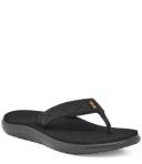 Teva Women's Voya Flip Sandals in Mahani Black, Size 5
