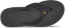 Teva Women's Voya Flip Sandals in Mahani Black, Size 5