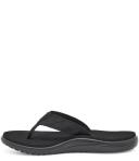 Teva Women's Voya Flip Sandals in Mahani Black, Size 5