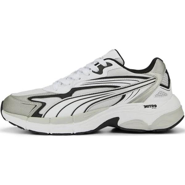 Teveris Nitro Noughties Unisex Sneakers in Black/Feather Gray, Size 13 by Puma