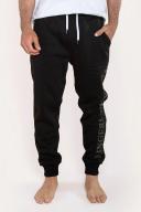 Texas Black With Military Green Print Mens Track Pants: XL
