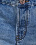 Texas Blue Bandits Low Waist Denim Short