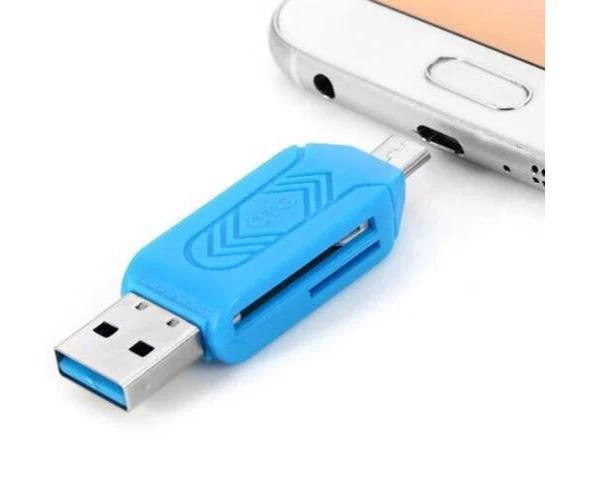 Tf / Sd Card Reader Blue