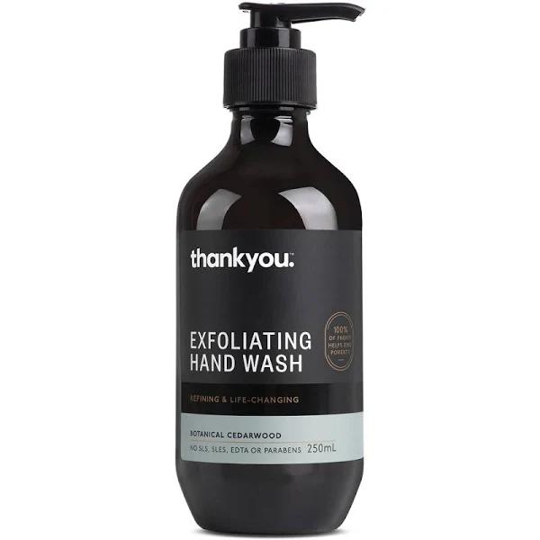 Thankyou Botanical Exfoliating Hand Wash Cedarwood 250ml