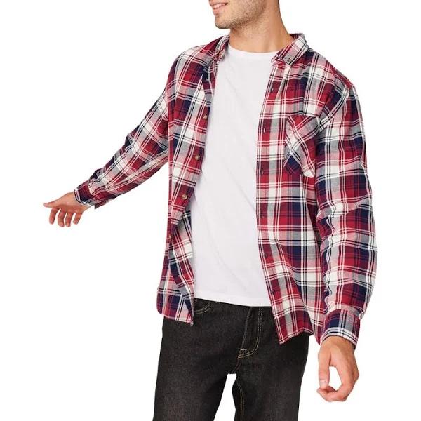 The 1964 Denim Company Men's Checkered Dillon Shirt - Multi - Size Medium