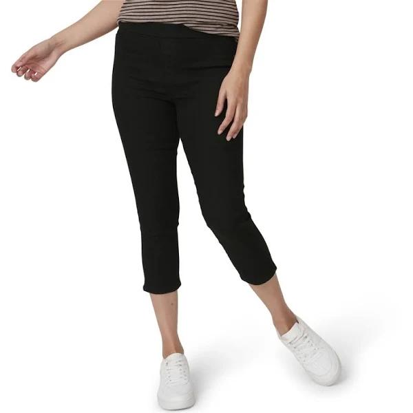 The 1964 Denim Company Women's Jemma Crop Jegging - Black - Size 6