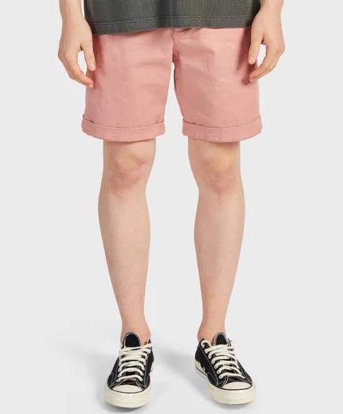 The Academy Brand Men's Cooper Chino Short in Pink, Size - 38 | AfterPay Available