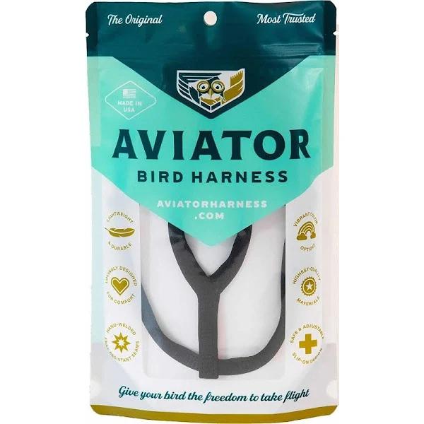 The Aviator Bird Harness | The Parrot University | Get Flocked Bird Supplies Small / Purple