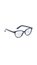 The Book Club Blue Light The Art of The Snore Glasses Navy One Size