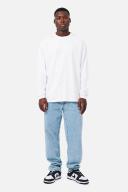 The Del Sur L/S Tee - White, S - Industrie Clothing | Men's Fashion Online