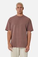 The Del Sur Tee - Washed Burgundy XXXL