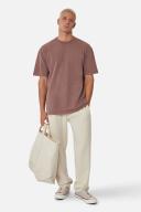 The Del Sur Tee - Washed Burgundy XXXL
