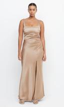The Dreamer Square Neck Dress - Golden Size 6 | Bec + Bridge