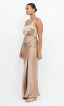The Dreamer Square Neck Dress - Golden Size 8 | Bec + Bridge