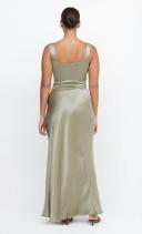 The Dreamer Square Neck Dress - Sage Size 16 | Bec + Bridge