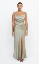 The Dreamer Square Neck Dress - Sage Size 18 | Bec + Bridge