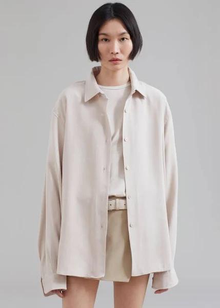 The Frankie Shop Beige Lotta Shirt