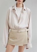 The Frankie Shop Beige Lotta Shirt