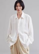 The Frankie Shop Beige Lotta Shirt