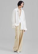 The Frankie Shop off-white Lotta Shirt